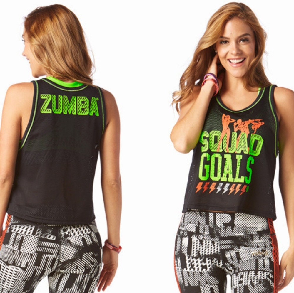 Zumba cropped jersey